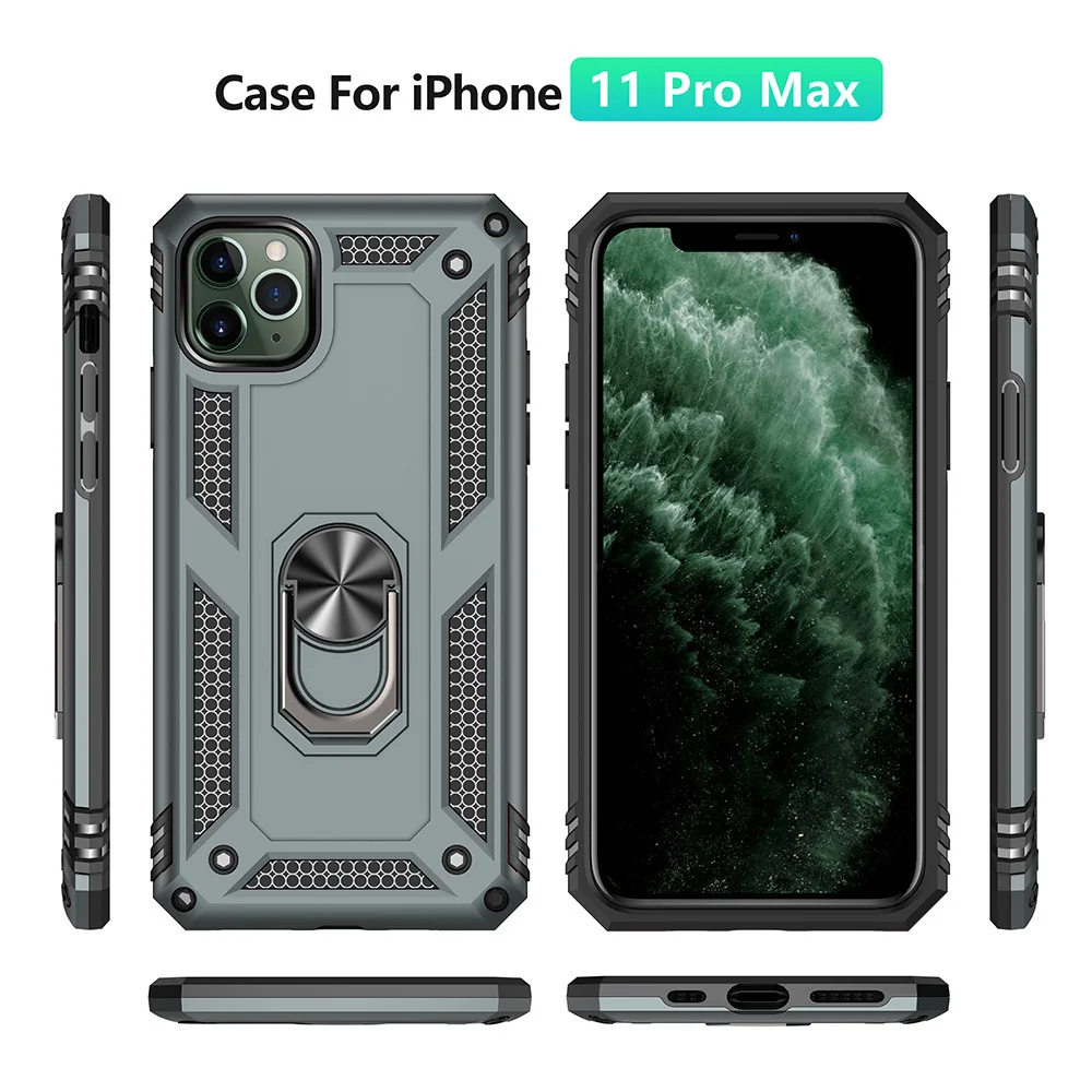 compatible with iphone11pro max Trooper shockproof kickstand armor phone case iPhone14 Pro shockproof case