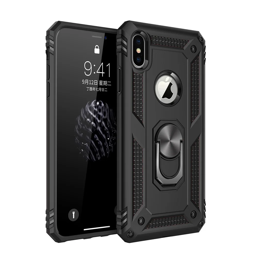 cross-border compatible with iPhoneX/XS Trooper shockproof armor kickstand phone case direct manufacturer volume discounts available
