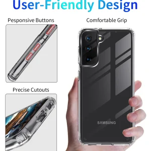 cross-border compatible with Samsung S21 reinforced-corner shockproof acrylic phone case direct manufacturer S21Plus in stock