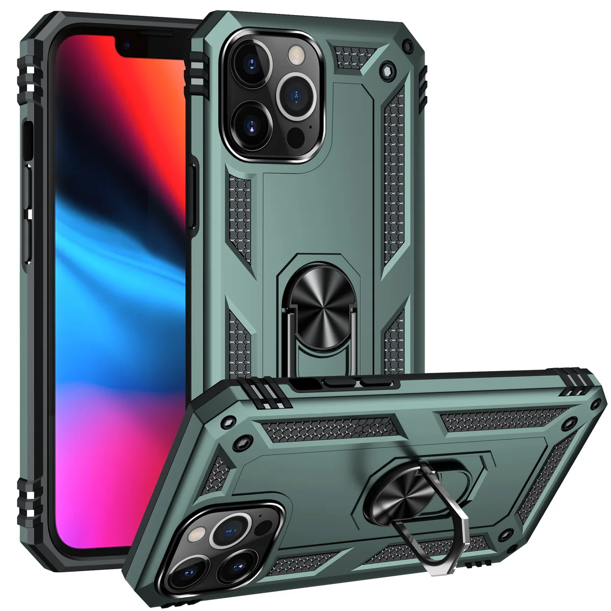 cross-border compatible with Apple iPhone13 Pro Max 6.7 inch Trooper shockproof car mount phone case manufacturer