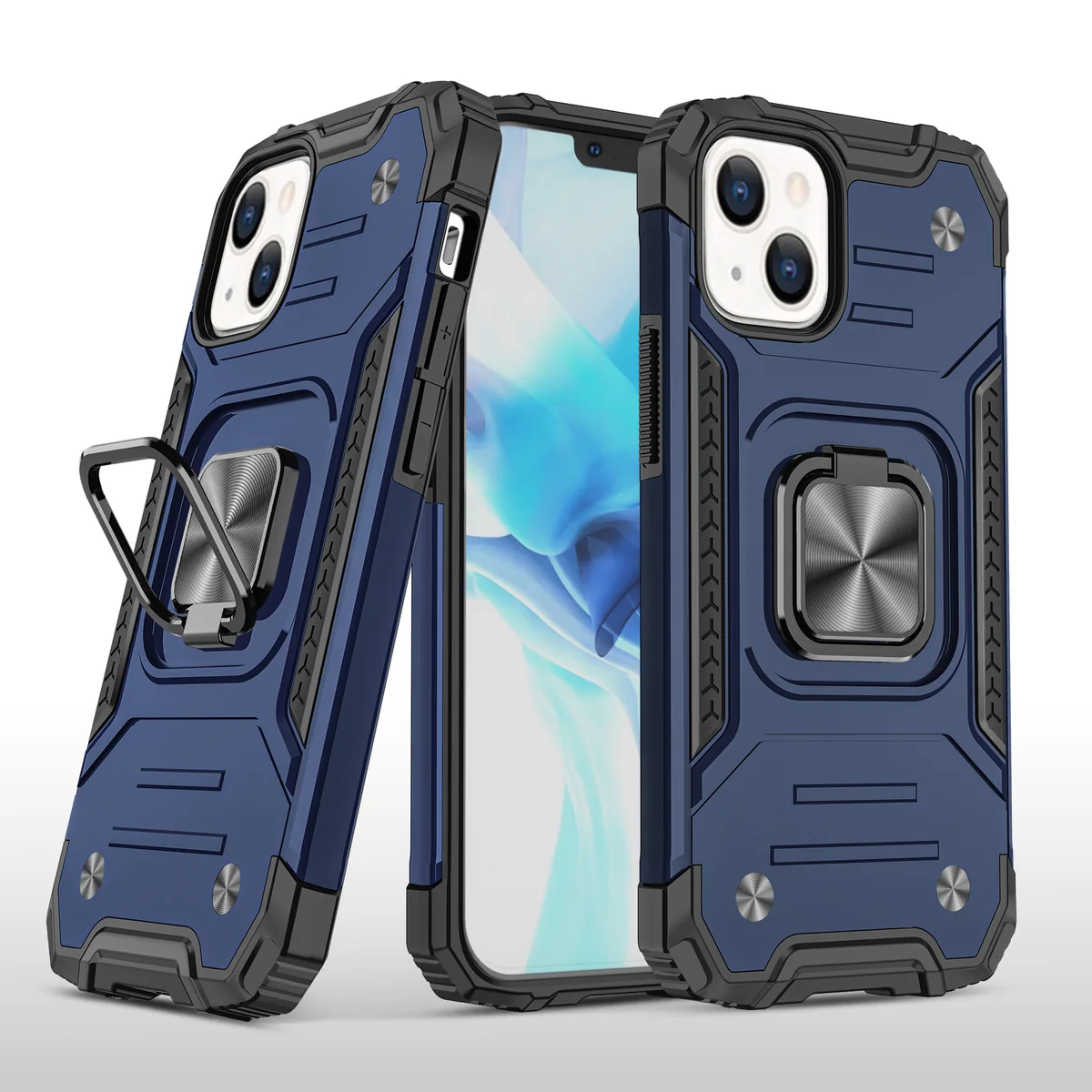 cross-border compatible with Apple iPhone 13 6.1 Kemeng armor shockproof phone case direct manufacturer 2-in-1