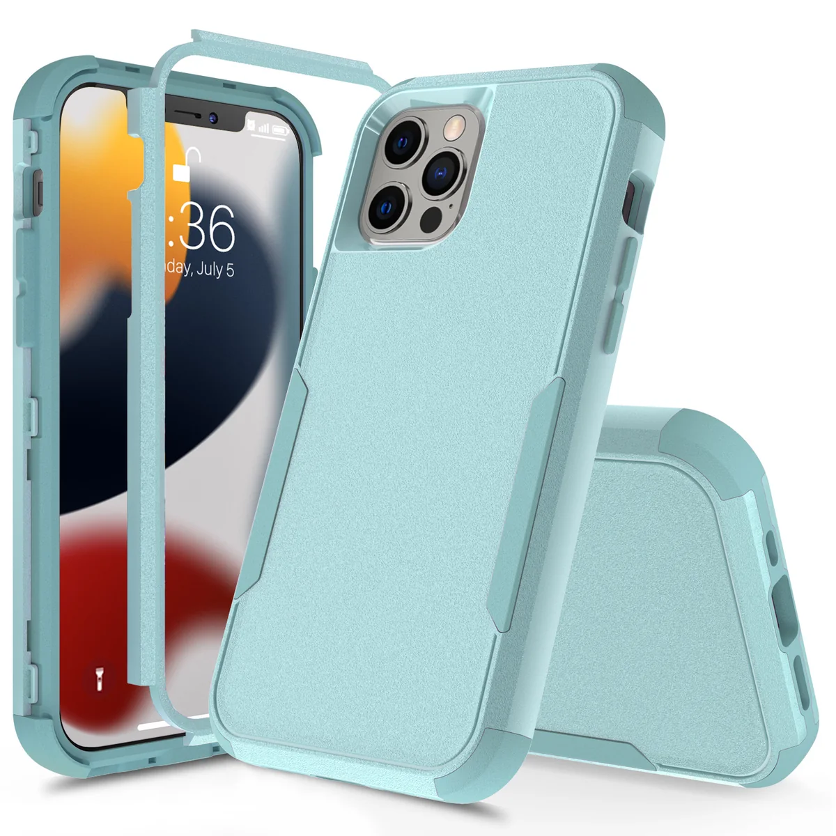 cross-border compatible with Apple iPhone 13 Pro Max Commuter shockproof phone case wireless charging direct manufacturer