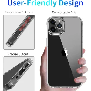cross-border compatible with Apple iphone13 Pro Max 6.7 reinforced-corner shockproof acrylic ultra-clear shockproof phone case