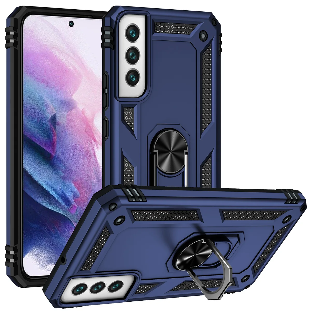 cross-border compatible with Samsung S22 Trooper shockproof armor kickstand car-mount compatible phone case S22 Pro direct manufacturer