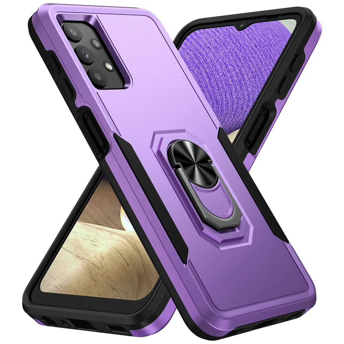 cross-border compatible with Samsung A32 5G Explorer with ring car mount phone case direct manufacturer in stock