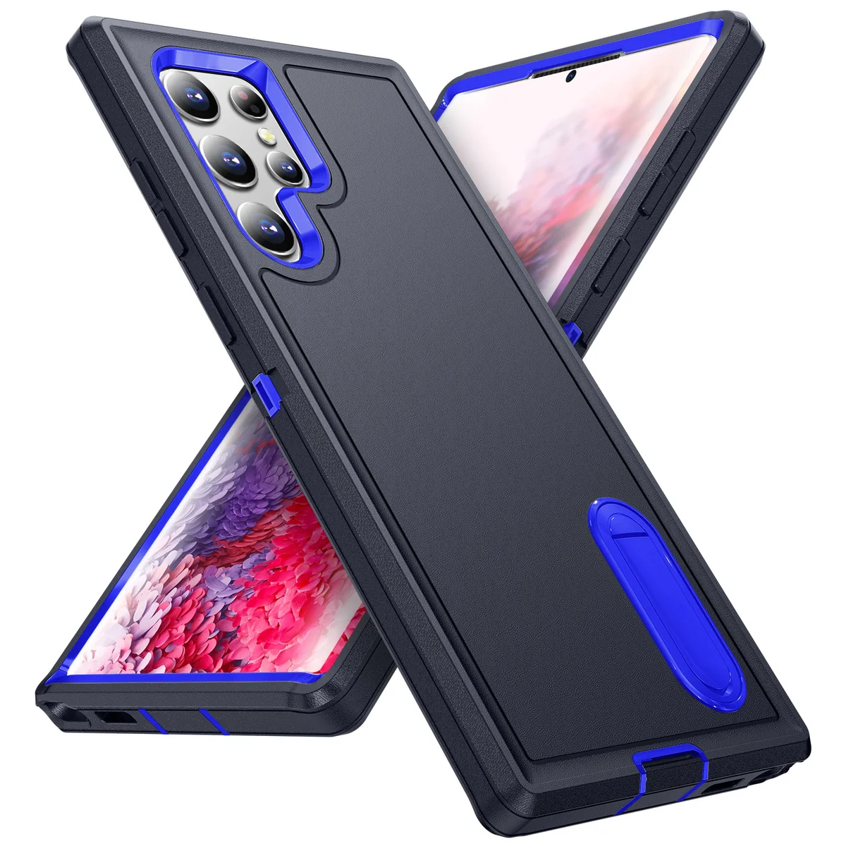 cross-border compatible with Samsung Samsung S22Ultra Guardian triple protection phone case 3-in-1 direct manufacturer