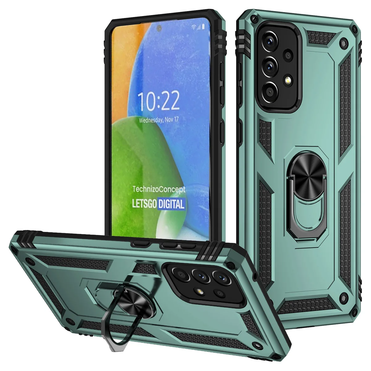 cross-border compatible with Samsung A73 5G Trooper shockproof kickstand armor phone case A72 5G in stock from the direct manufacturer