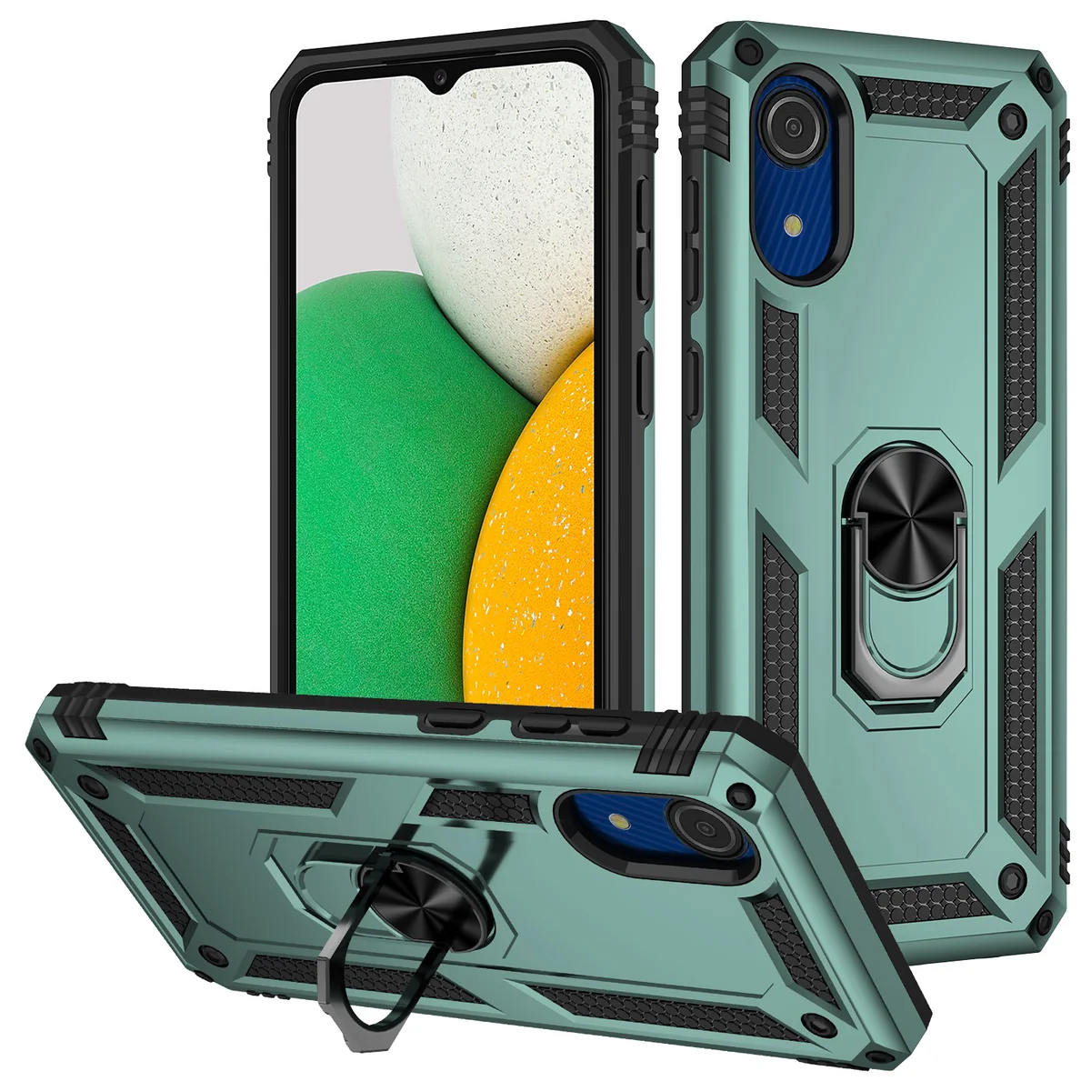 cross-border compatible with Samsung A03 core Trooper shockproof kickstand armor phone case direct manufacturer in stock supply