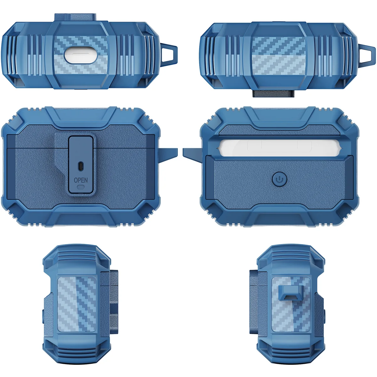 cross-border e-commerce compatible with Airpod Pro one-button opening Commuter shockproof earbud case 3rd generation in stock direct manufacturer