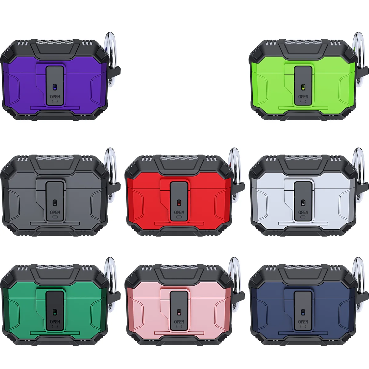 cross-border e-commerce compatible with AirPod Pro one-button opening Kemeng shockproof earbud case 3 direct manufacturer in stock