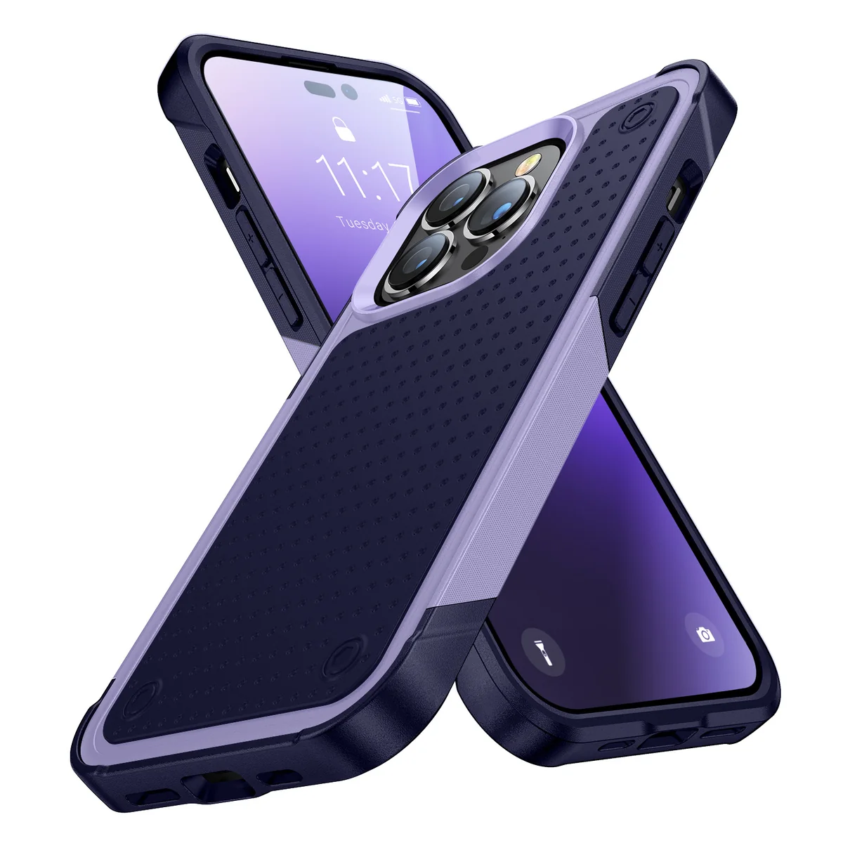 cross-border compatible with Apple iPhone 14 Pro 6.1 Elegant shockproof phone case 2-in-1 direct manufacturer