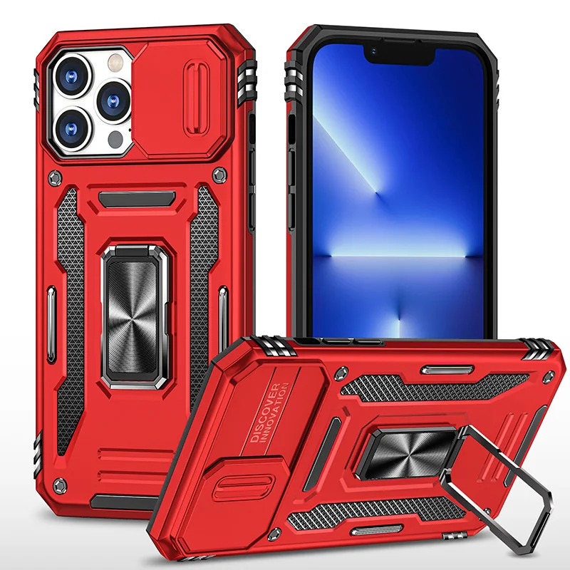 cross-border compatible with Apple iPhone13Pro 6.1 Kejiang shockproof phone case adjustable for viewing kickstand manufacturer