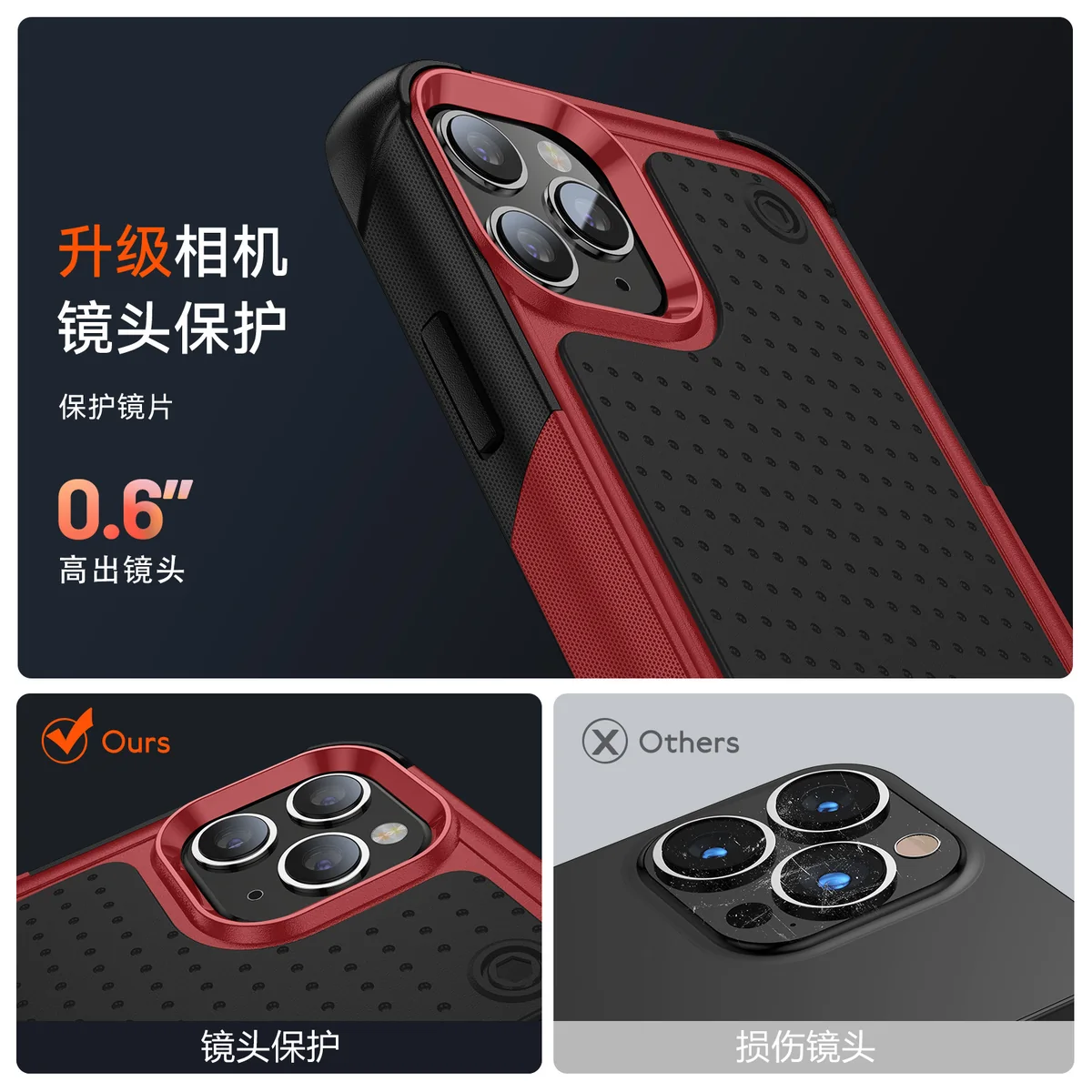 cross-border compatible with Apple iPhone11Pro 5.8 Elegant shockproof phone case 2-in-1 in stock from the direct manufacturer