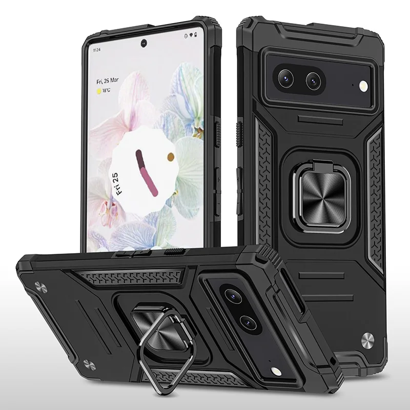 cross-border e-commerce compatible with Google Pixel 7 Kemeng armor shockproof car-mount compatible phone case in stock from the direct manufacturer