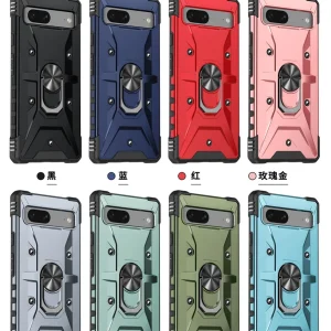 cross-border compatible with Google Pixel 7 Wenjie with ring shockproof 2-in-1 phone case matte UV scratch-resistant wear-resistant