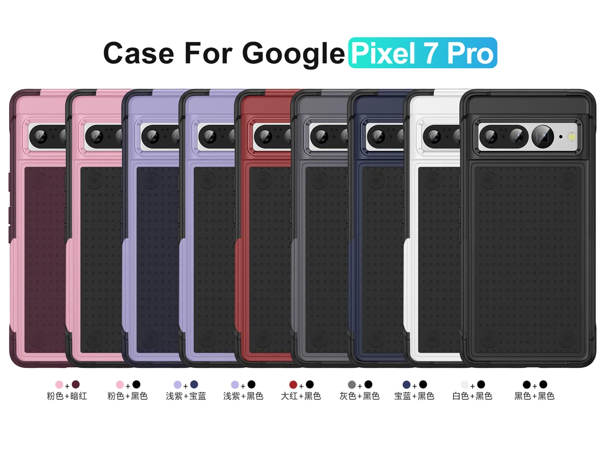 cross-border compatible with Google pixel 7 Pro Elegant shockproof phone case 2-in-1 anti-slip soccer-ball texture in stock