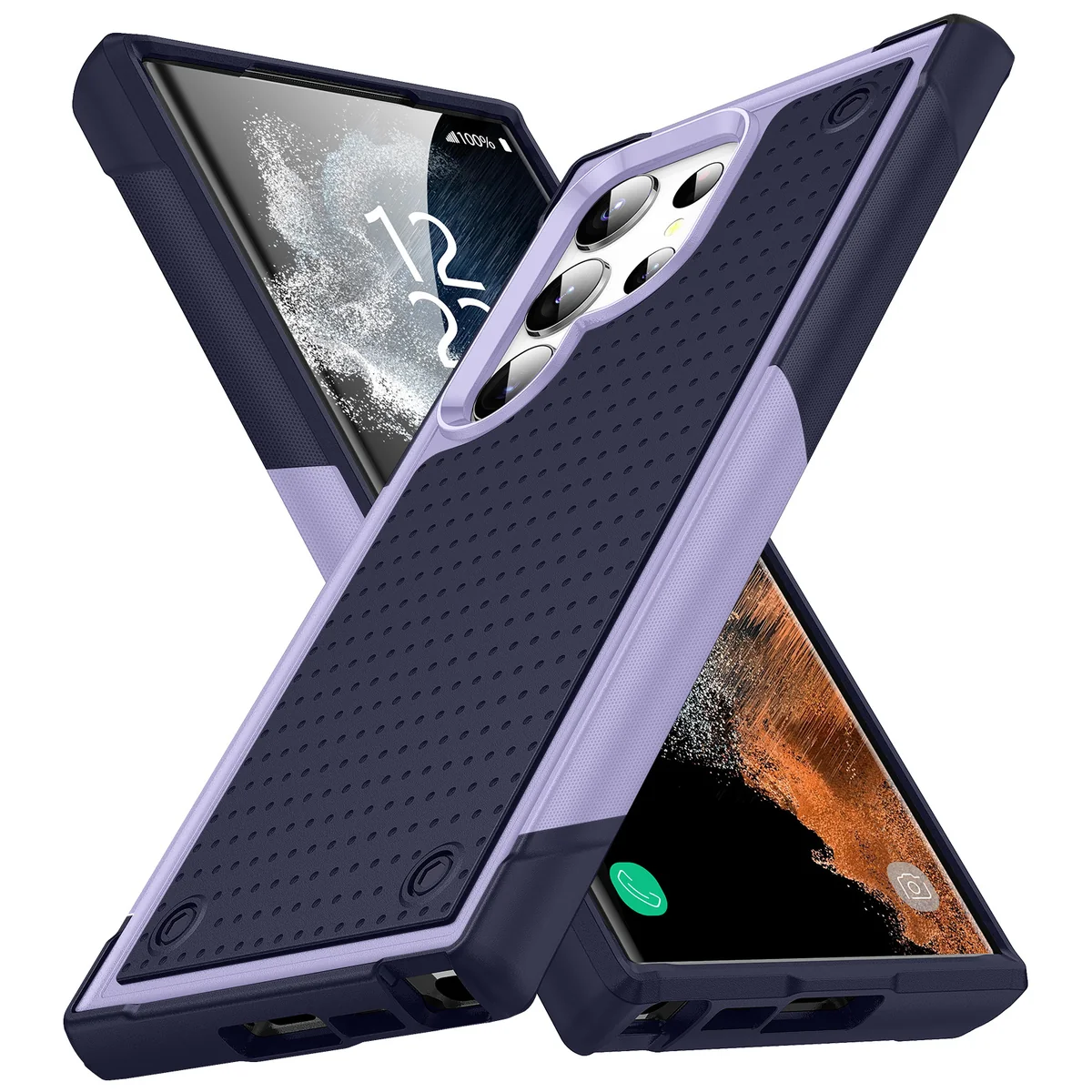 cross-border e-commerce in stock from the direct manufacturer " Elegant Series "TPU+PC+TPU 3-in-1 supports wireless charging