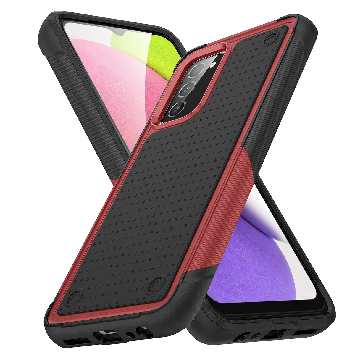 cross-border e-commerce compatible with Samsung A03S US Elegant shockproof phone case 2-in-1 anti-slip texture direct manufacturer