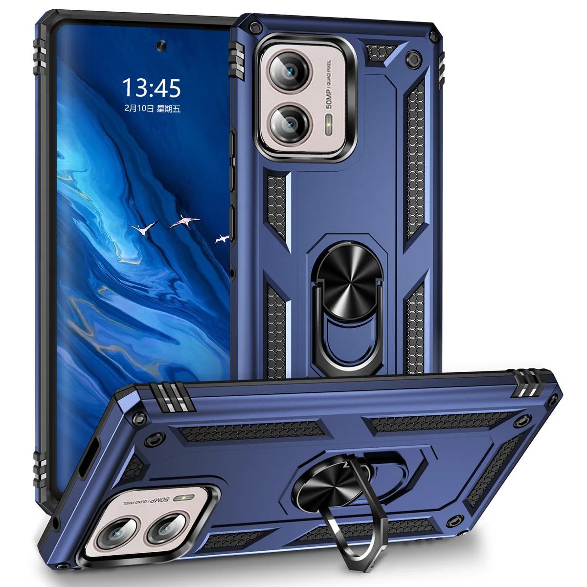 cross-border compatible with MOTO edge plus 2023 Trooper shockproof car-mount compatible phone case Yisimei direct manufacturer