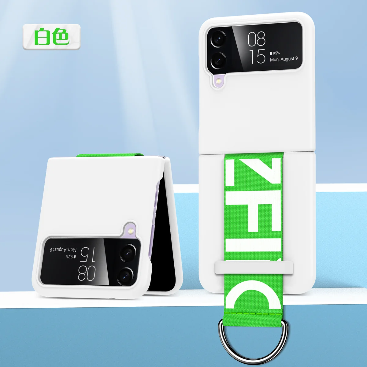 cross-border e-commerce compatible with Samsung Samsung Z Flip 4 wrist strap ring case shockproof foldable phone case