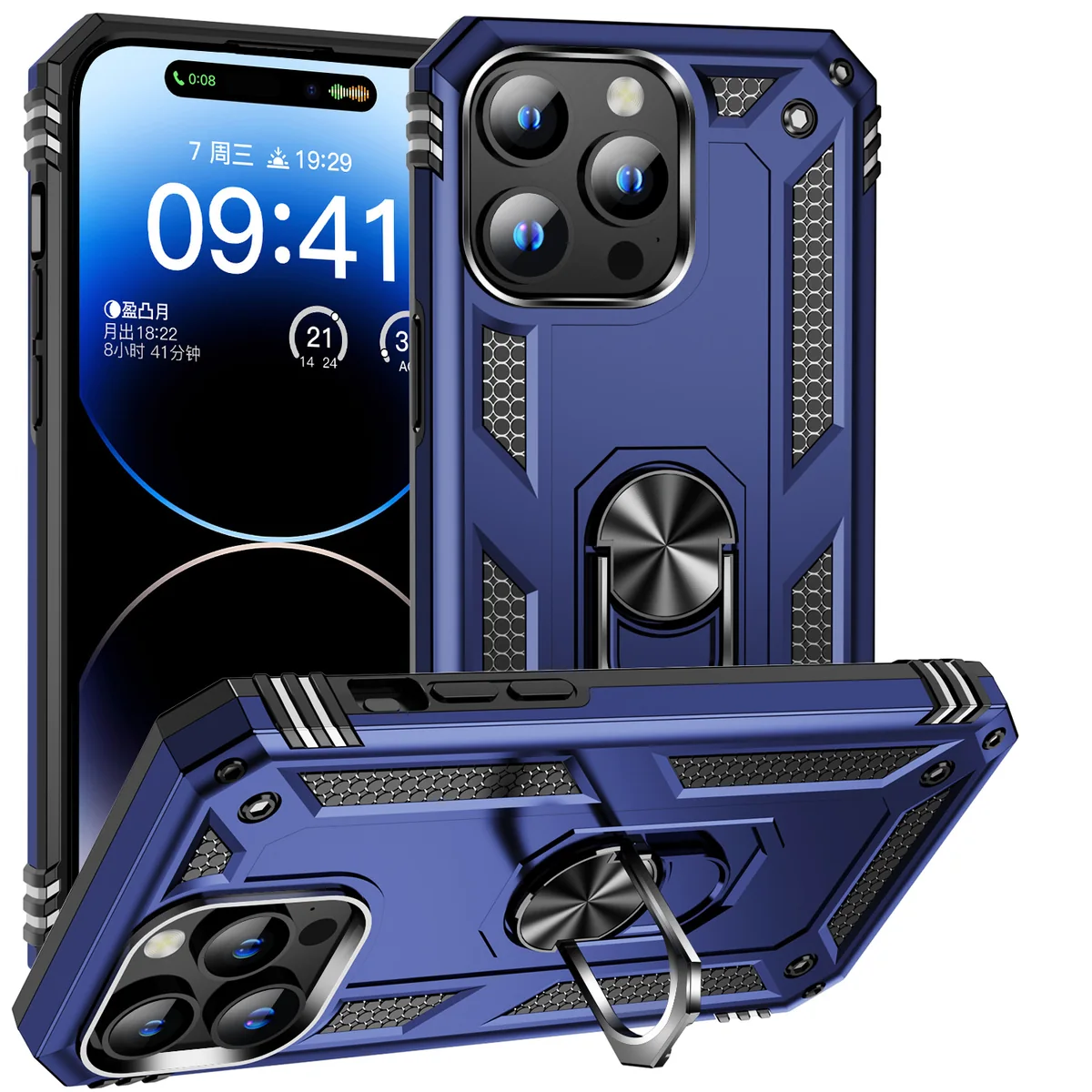 cross-border compatible with Apple iPhone15 Pro Trooper shockproof car mount 2-in-1 phone case direct manufacturer