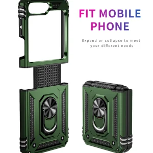 cross-border compatible with Samsung SAM Z Flip5 Trooper shockproof armor kickstand foldable phone case direct manufacturer
