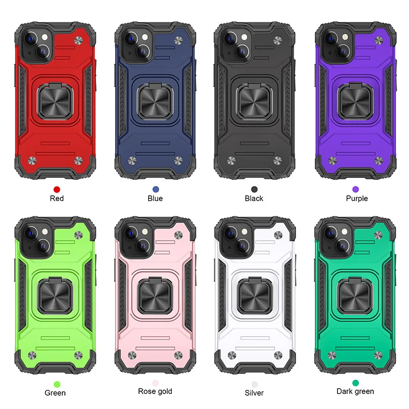 cross-border compatible with Apple iPhone 15 Kemeng armor shockproof phone case car-mount compatible direct manufacturer in stock
