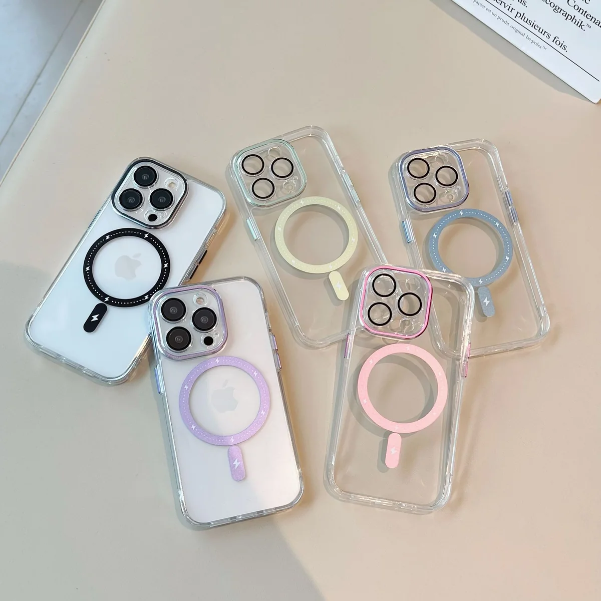 cross-border compatible with Apple iphone14 Pro Phantom magnetic ring precision-cut camera lens protector phone case magnetic attachment case
