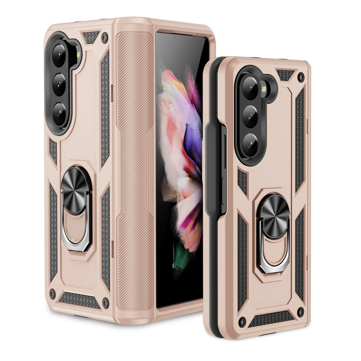 cross-border compatible with Samsung SAM Z Fold5 Trooper shockproof kickstand phone case direct manufacturer volume discounts available
