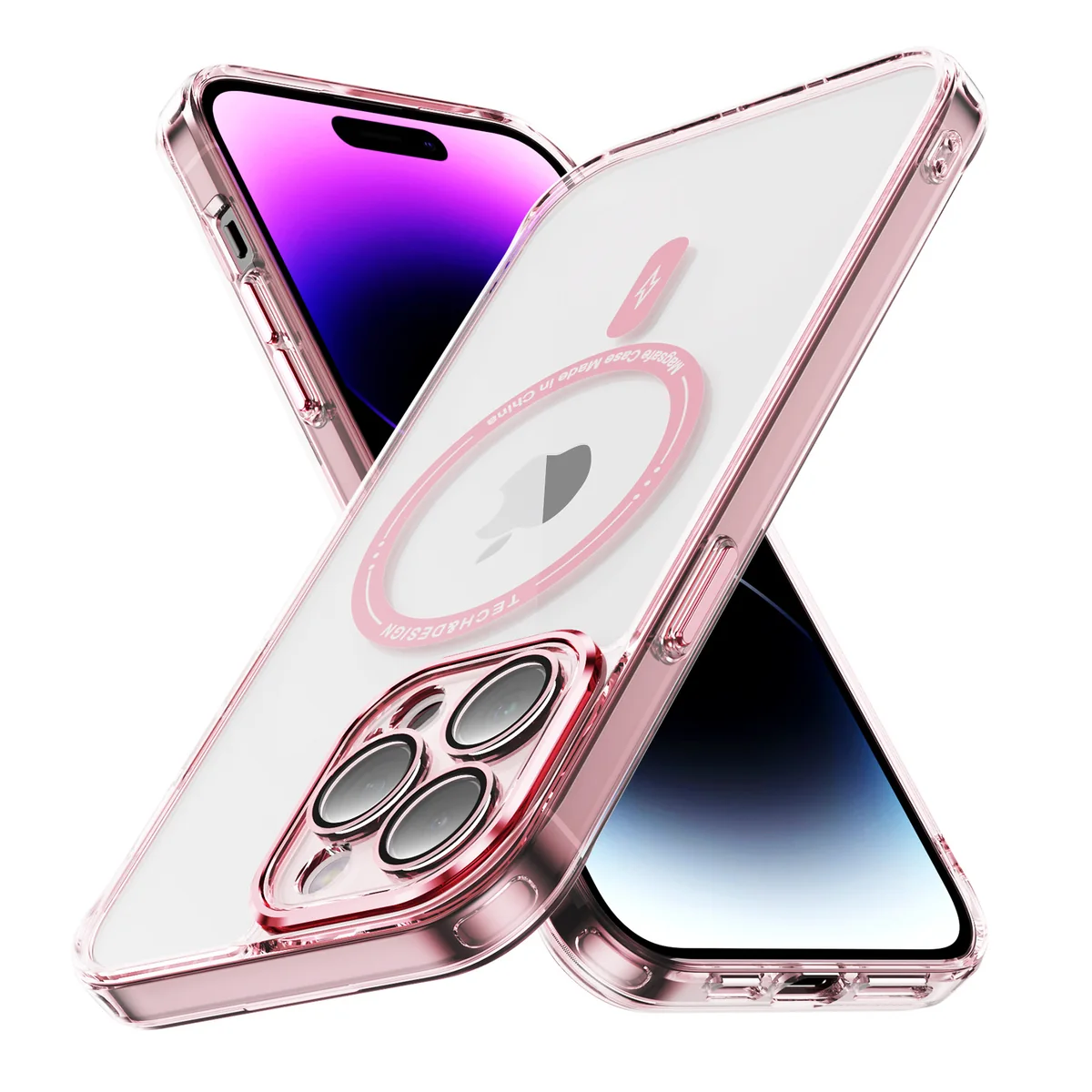 cross-border compatible with Apple iphone15Pro Phantom ultra-clear magnetic attachment precision-cut camera lens protector phone case direct manufacturer