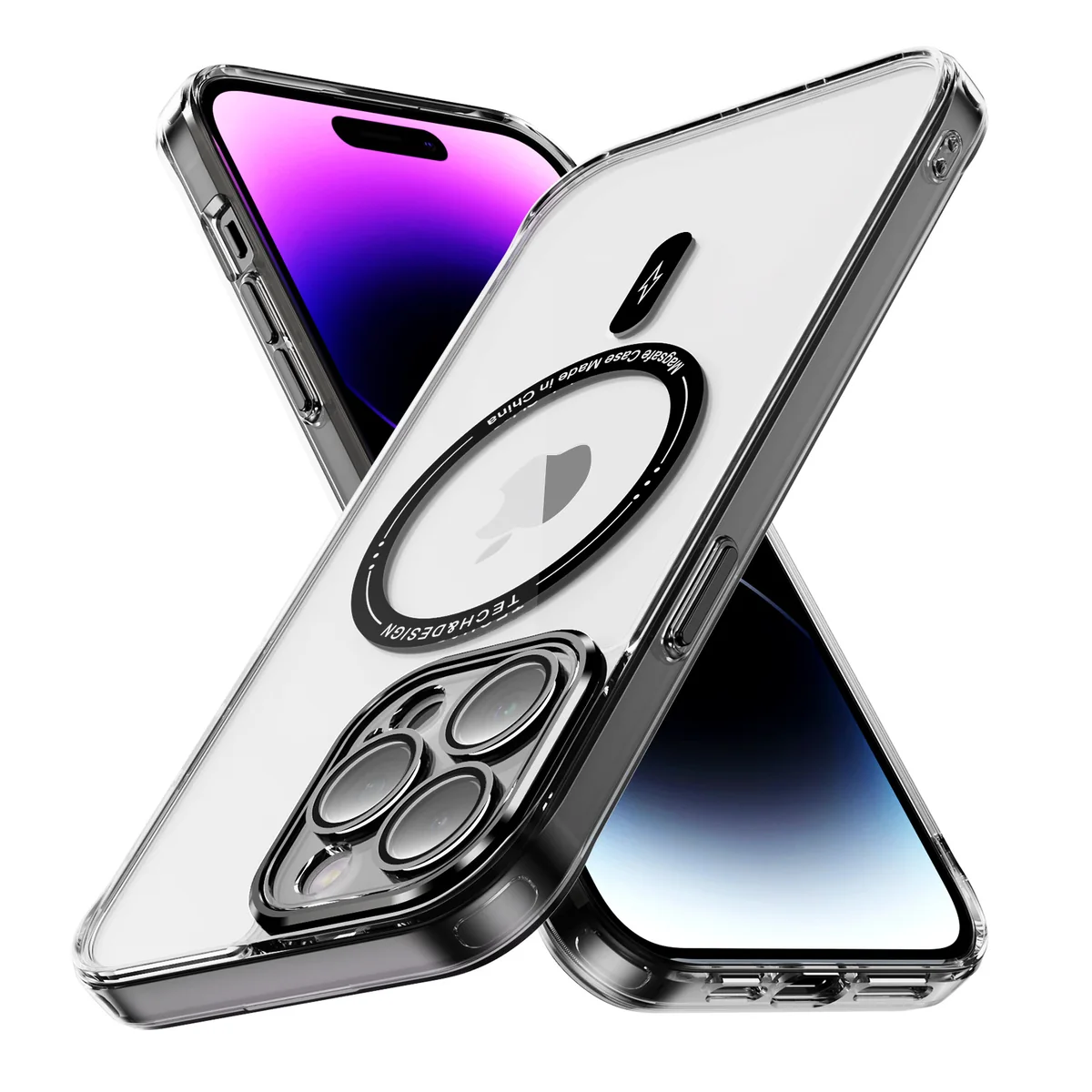 cross-border compatible with Apple iphone14Pro Phantom ultra-clear magnetic attachment precision-cut camera lens protector phone case direct manufacturer