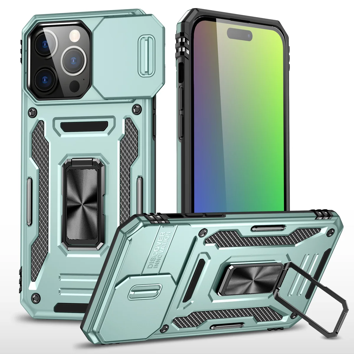 cross-border compatible with Apple iPhone 15 Pro Kejiang shockproof phone case 2-in-1 direct manufacturer in stock
