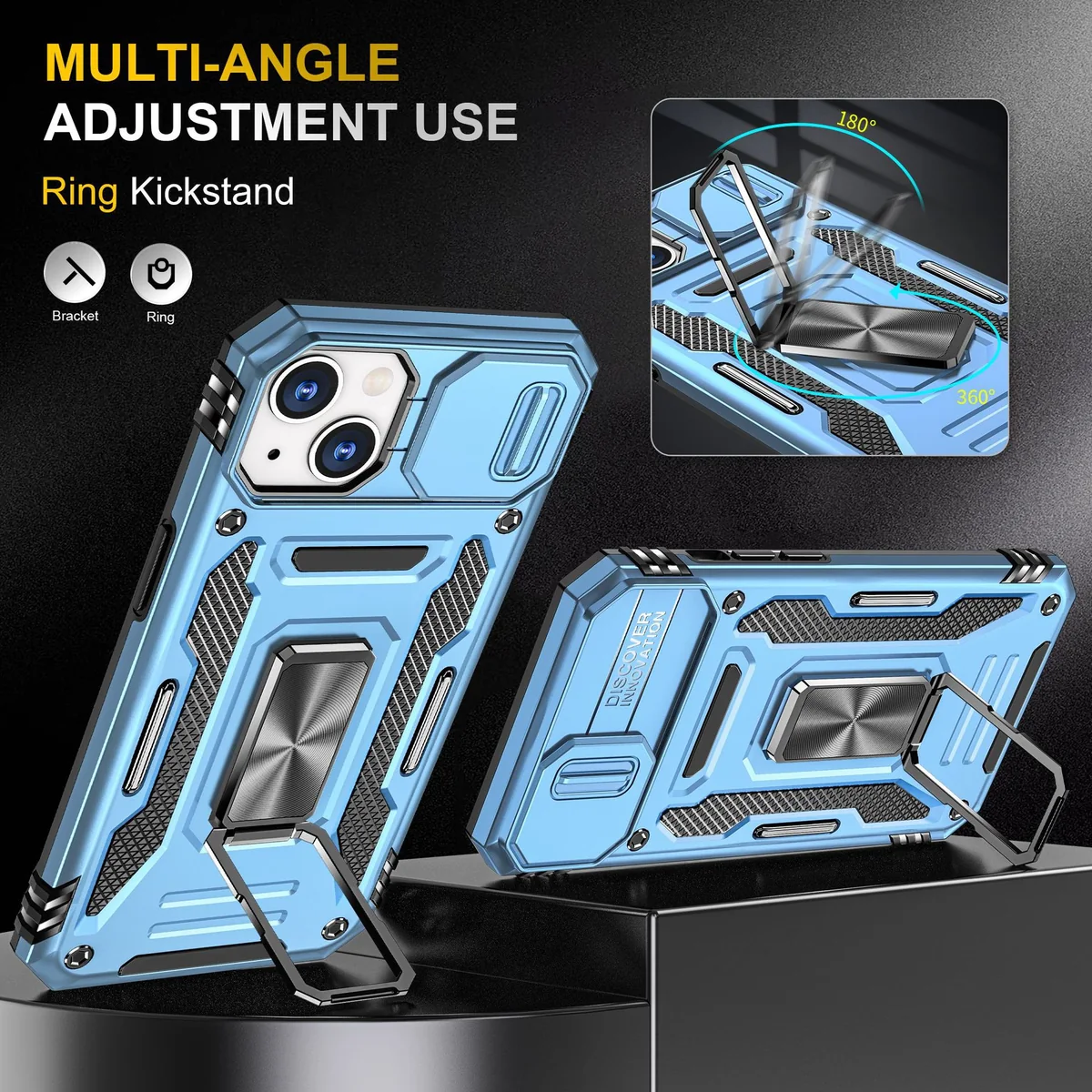 cross-border compatible with Apple iPhone 15 Plus Kejiang shockproof phone case 2-in-1 direct manufacturer in stock