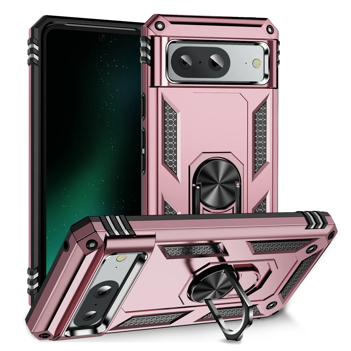 cross-border e-commerce compatible with Google google pixel 8A Trooper shockproof kickstand armor phone case car-mount compatible