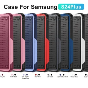 cross-border compatible with Samsung S24 Plus Elegant shockproof phone case 2-in-1 anti-slip texture fingerprint-resistant direct manufacturer