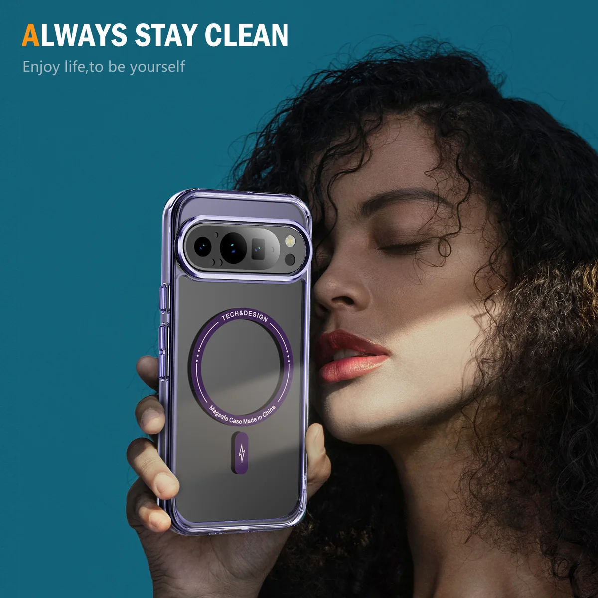 cross-border compatible with Google Google Pixel 9 Phantom ultra-clear magnetic attachment large camera opening transparent case phone case manufacturer