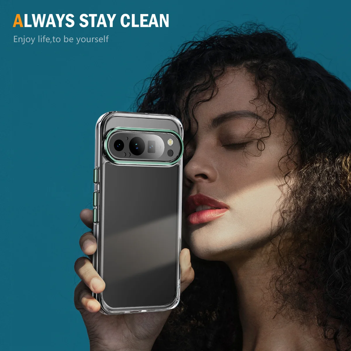 cross-border compatible with Google Google Pixel 9 Phantom Series precision-cut camera lens protector phone case transparent case