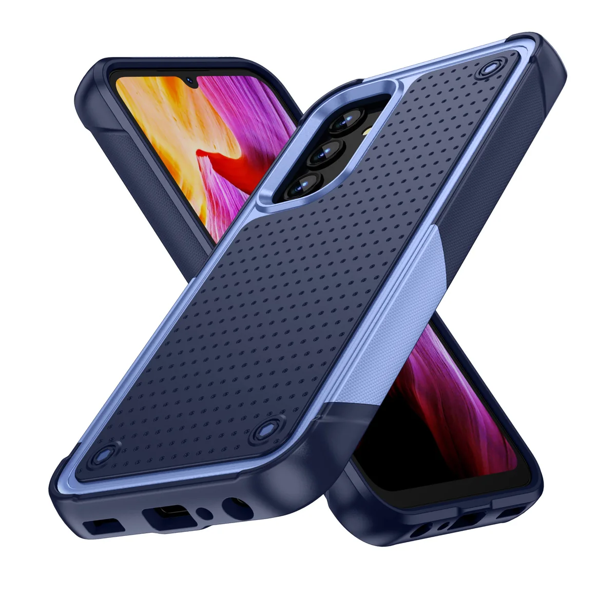 cross-border compatible with Samsung A25 5G Elegant shockproof phone case 2-in-1 anti-slip texture fingerprint-resistant direct manufacturer