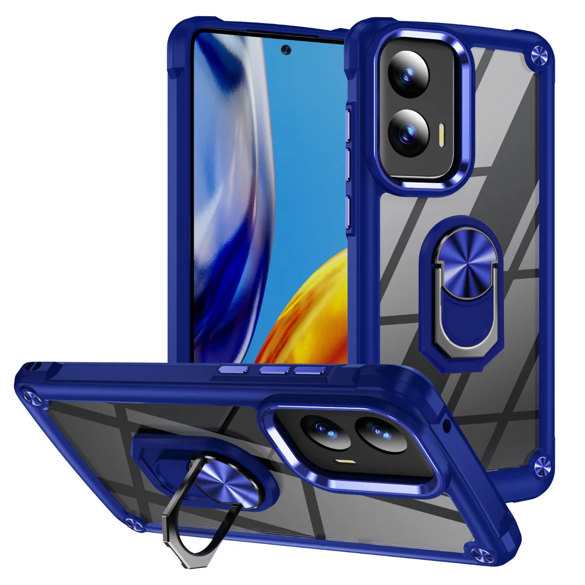 cross-border e-commerce compatible with Moto G STYLUS 5G 2024 Golden-Wing Bird with ring phone case car mount