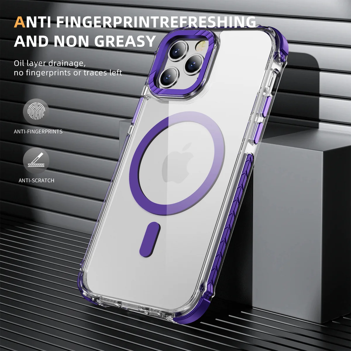 cross-border compatible with Apple iPhone12/12Pro Rainbow No. 1 ultra-clear magnetic ring phone case shockproof protective case