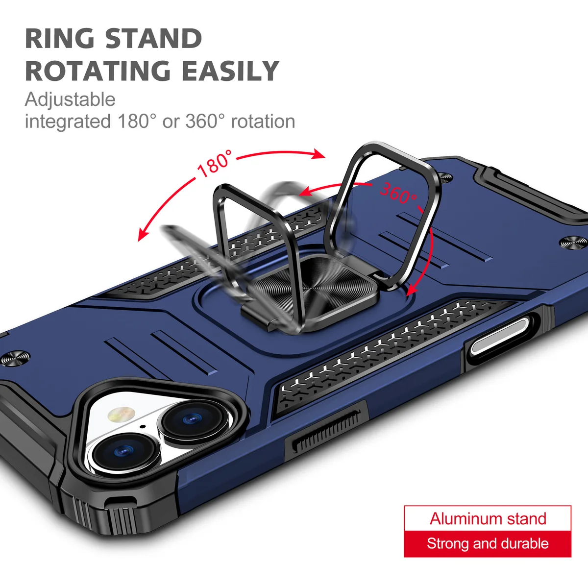 cross-border e-commerce compatible with Apple iPhone16 Plus Kemeng armor shockproof phone case car mount manufacturer