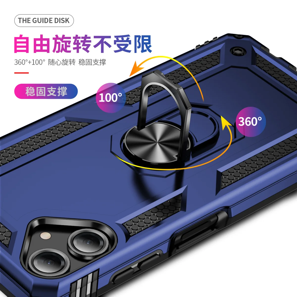 cross-border compatible with Samsung A06 Trooper shockproof car mount 2-in-1 armor phone case manufacturer new arrival
