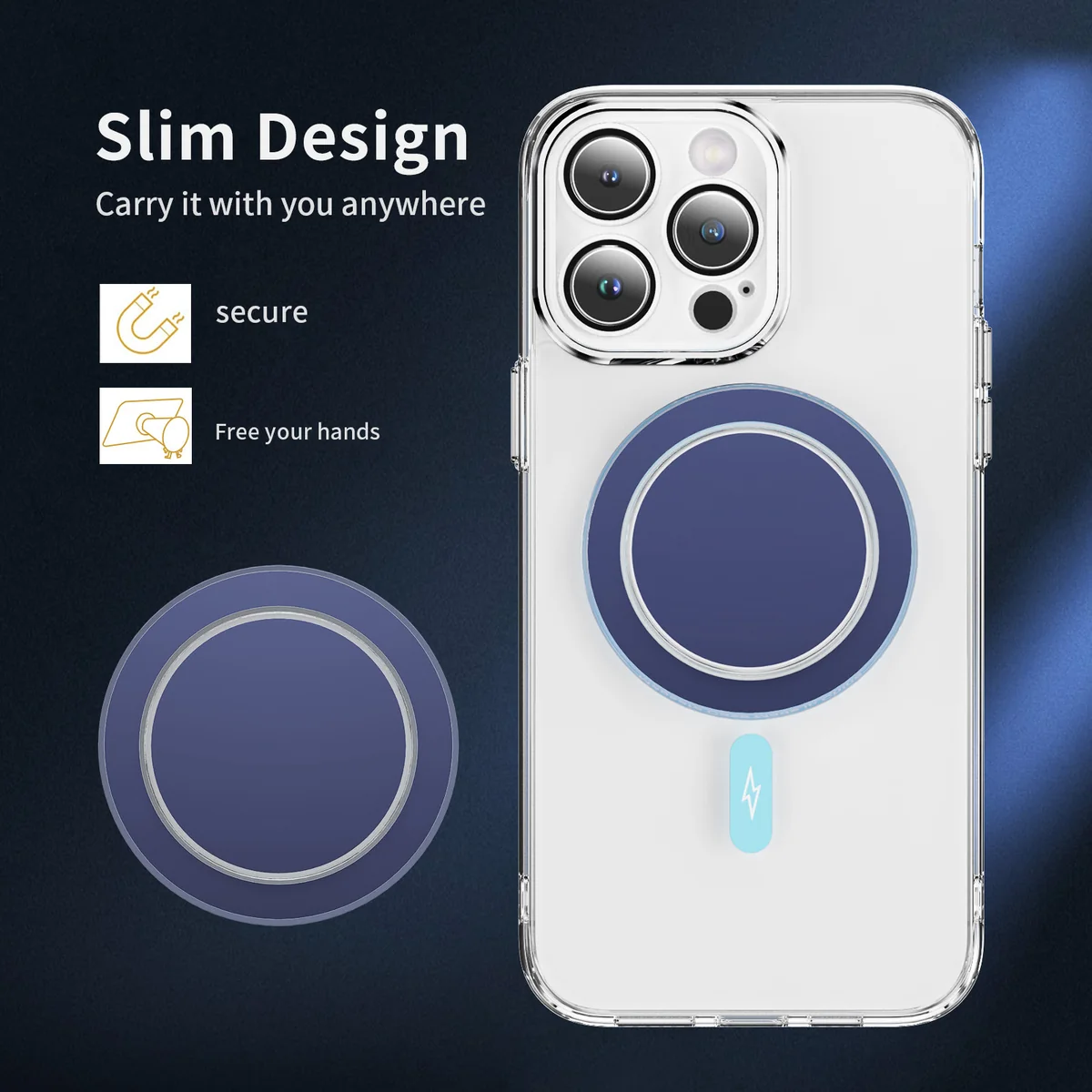 air cushion kickstand magnetic ring B style air cushion kickstand telescopically adjustable kickstand fully adjustable viewing phone case accessories