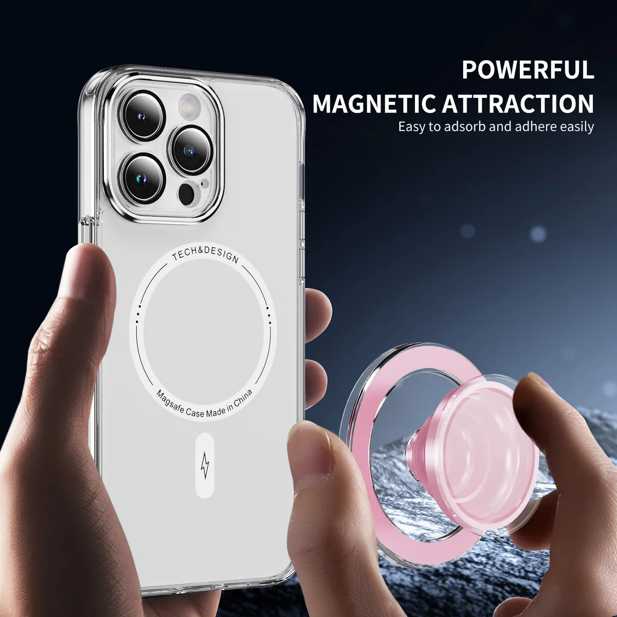 air cushion kickstand magnetic ring A style air cushion kickstand telescopically adjustable kickstand fully adjustable viewing phone case accessories