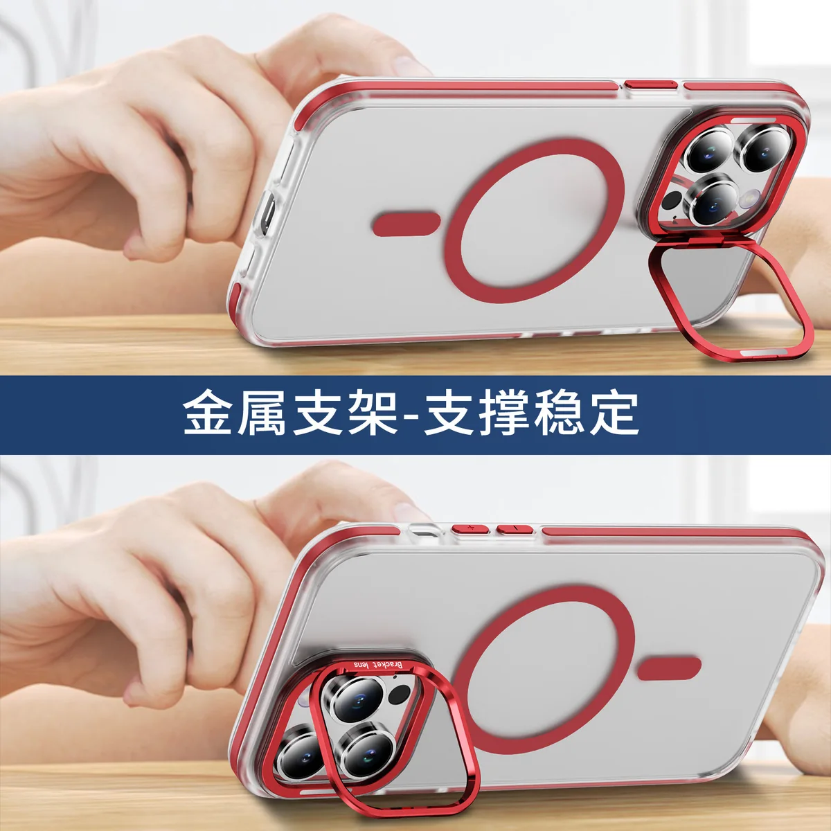 cross-border compatible with Apple IP12 PRO two-tone cloud pattern soft-touch magnetic ring kickstand phone case scratch-resistant fingerprint-resistant IP12