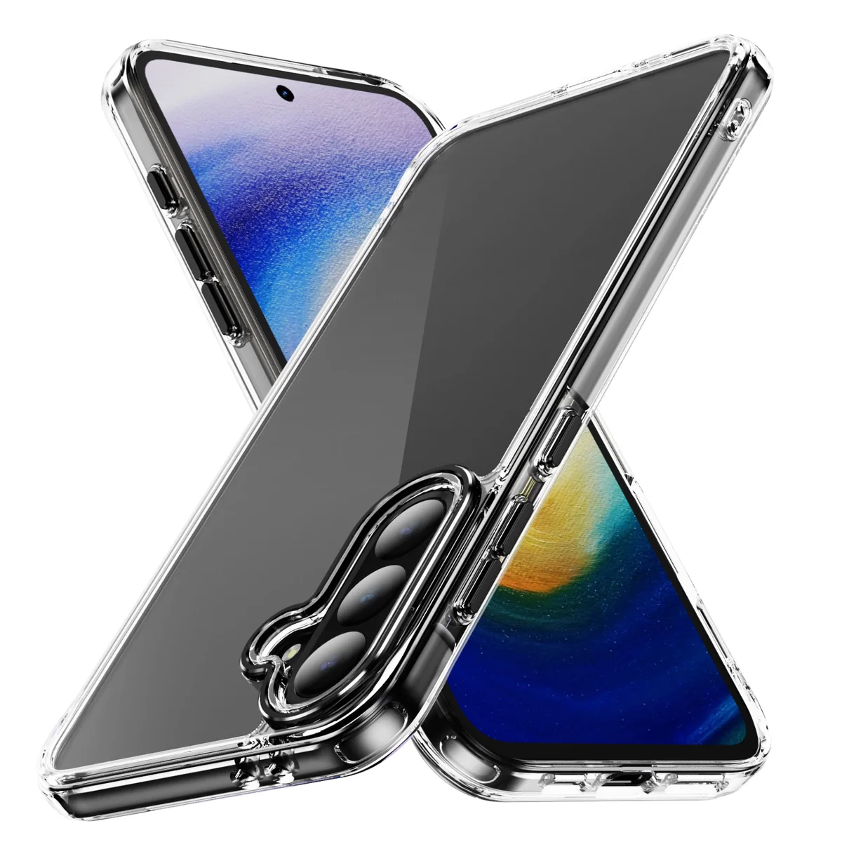 cross-border compatible with Samsung A56 5G Phantom Series 2.0mm phone case transparent case thickness 2.0 direct manufacturer