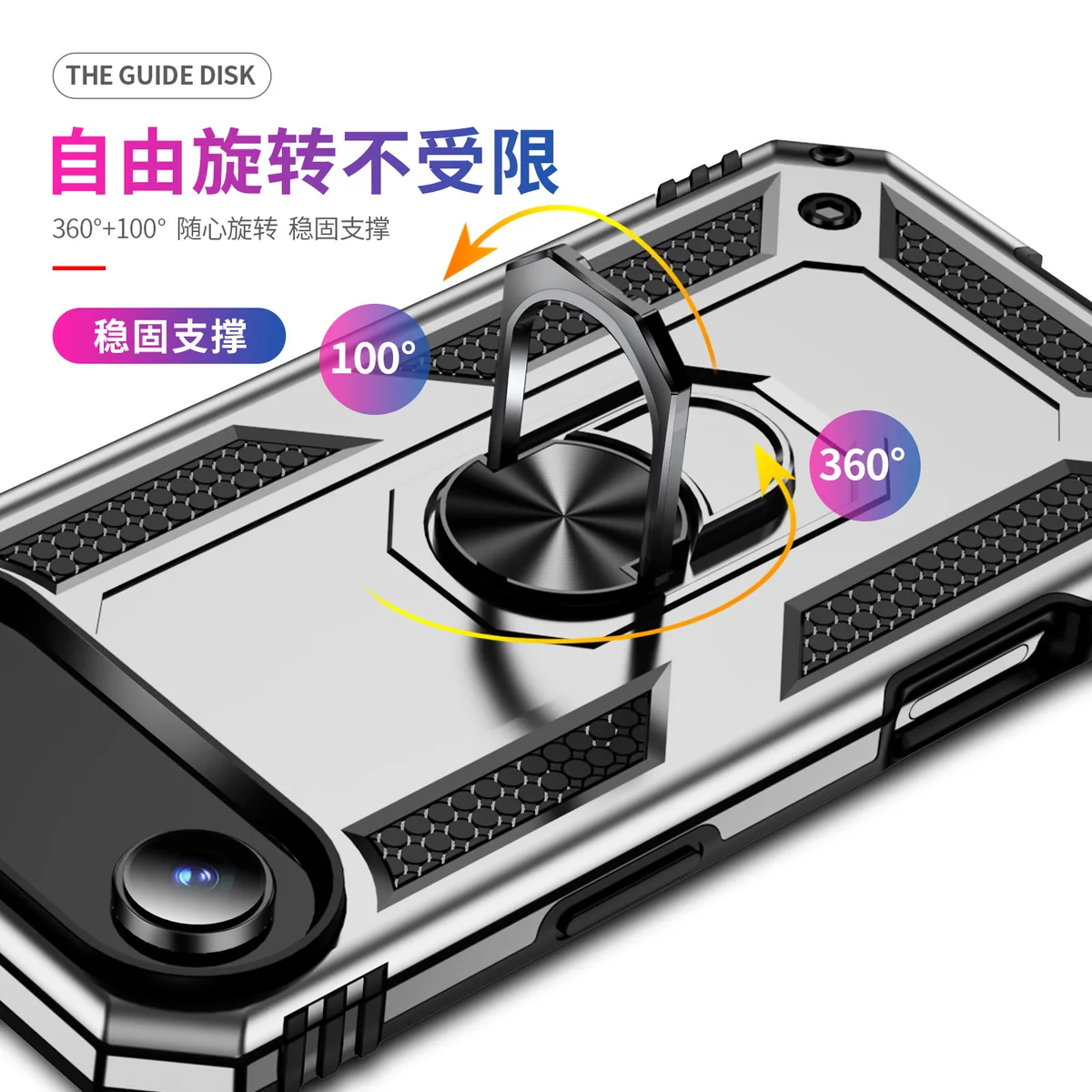 cross-border compatible with Apple iPhone17Air Trooper shockproof car mount 2-in-1 phone case manufacturer new arrival