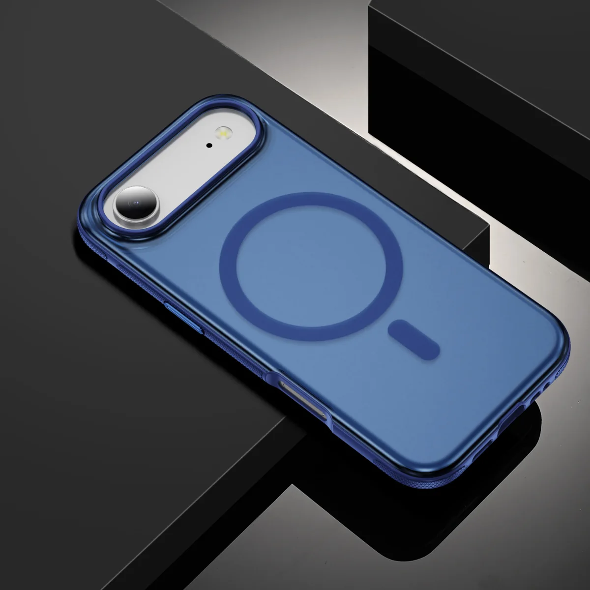 cross-border compatible with Apple iPhone17Air kickstand case flat soft-touch magnetic ring phone case PC case wireless charging