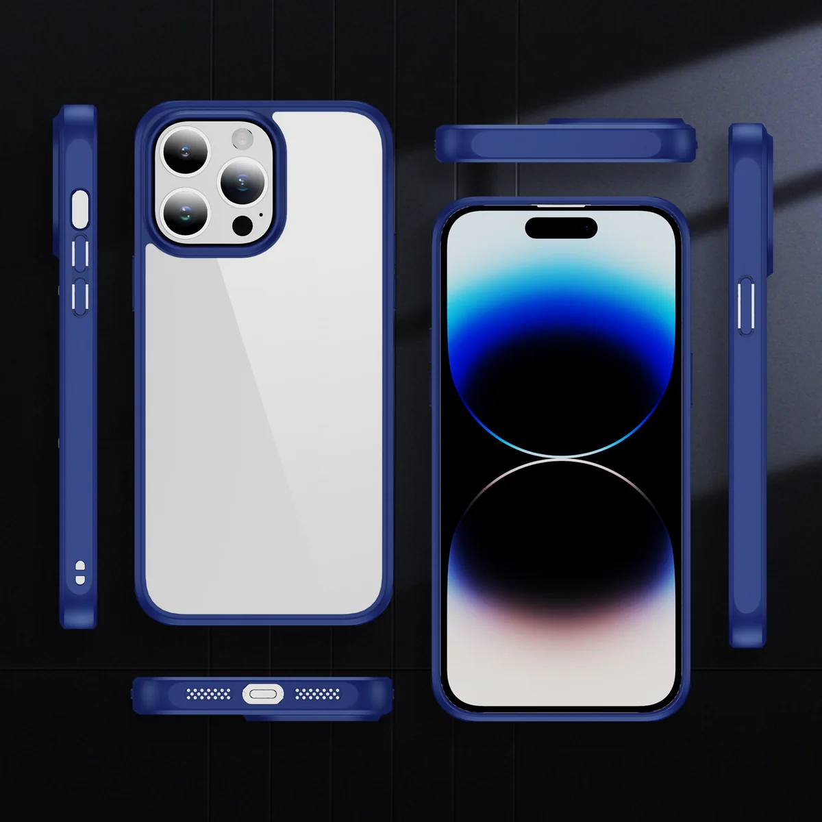 cross-border compatible with Apple IP14 PRO MAX EyeShip ultra-clear 2.5 acrylic +1.8TPU shockproof phone case