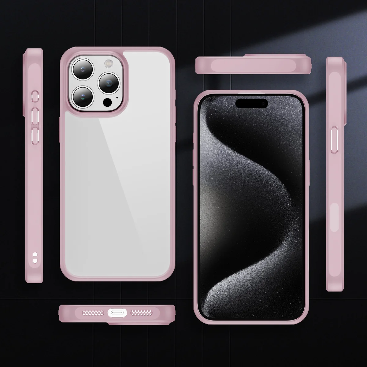 cross-border compatible with Apple IP15 PRO EyeShip ultra-clear 2.5 acrylic +1.8TPU shockproof phone case new arrival